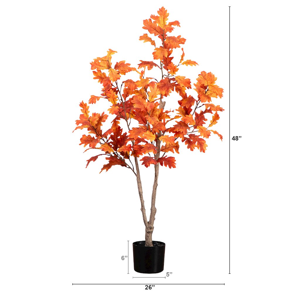 4ft. Autumn Oak Artificial Fall Tree. Picture 1