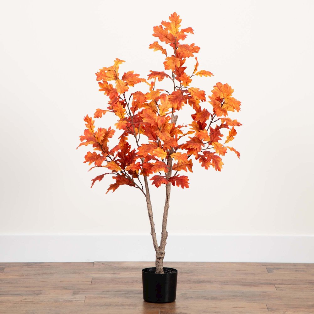 4ft. Autumn Oak Artificial Fall Tree. Picture 3