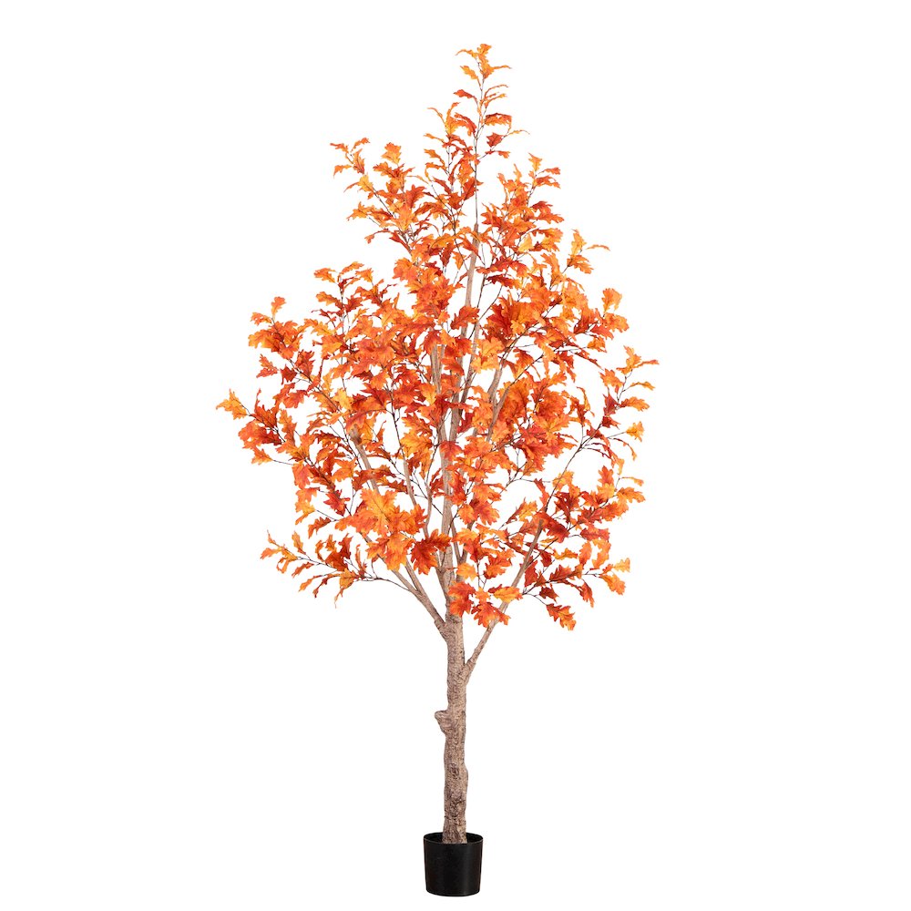 9ft. Autumn Oak Artificial Fall Tree. Picture 8