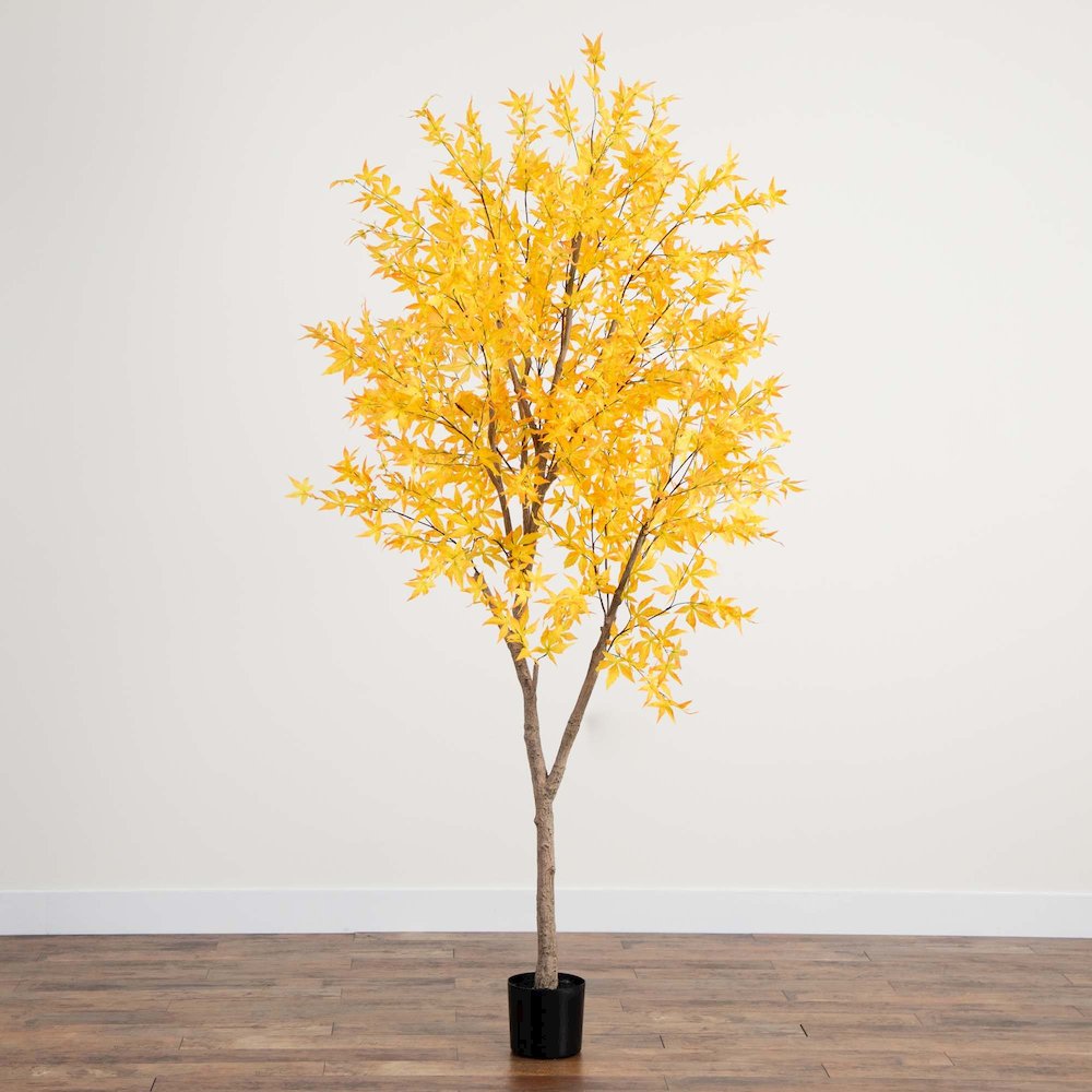 8ft. Autumn Maple Artificial Fall Tree. Picture 4