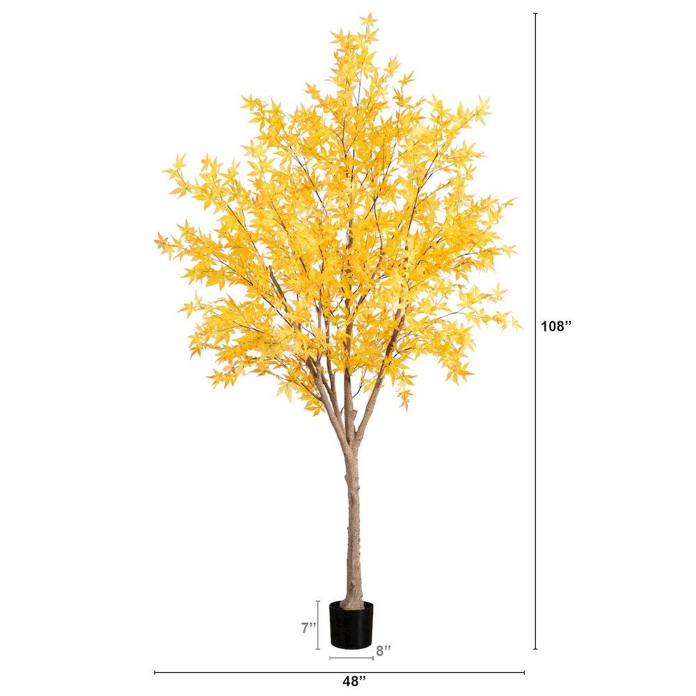 9ft. Autumn Maple Artificial Fall Tree. Picture 1