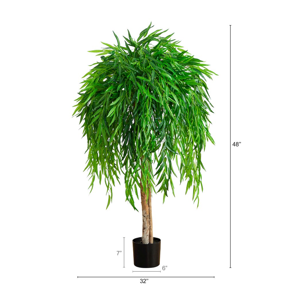 4ft. Artificial Willow Tree (Real Touch). Picture 1