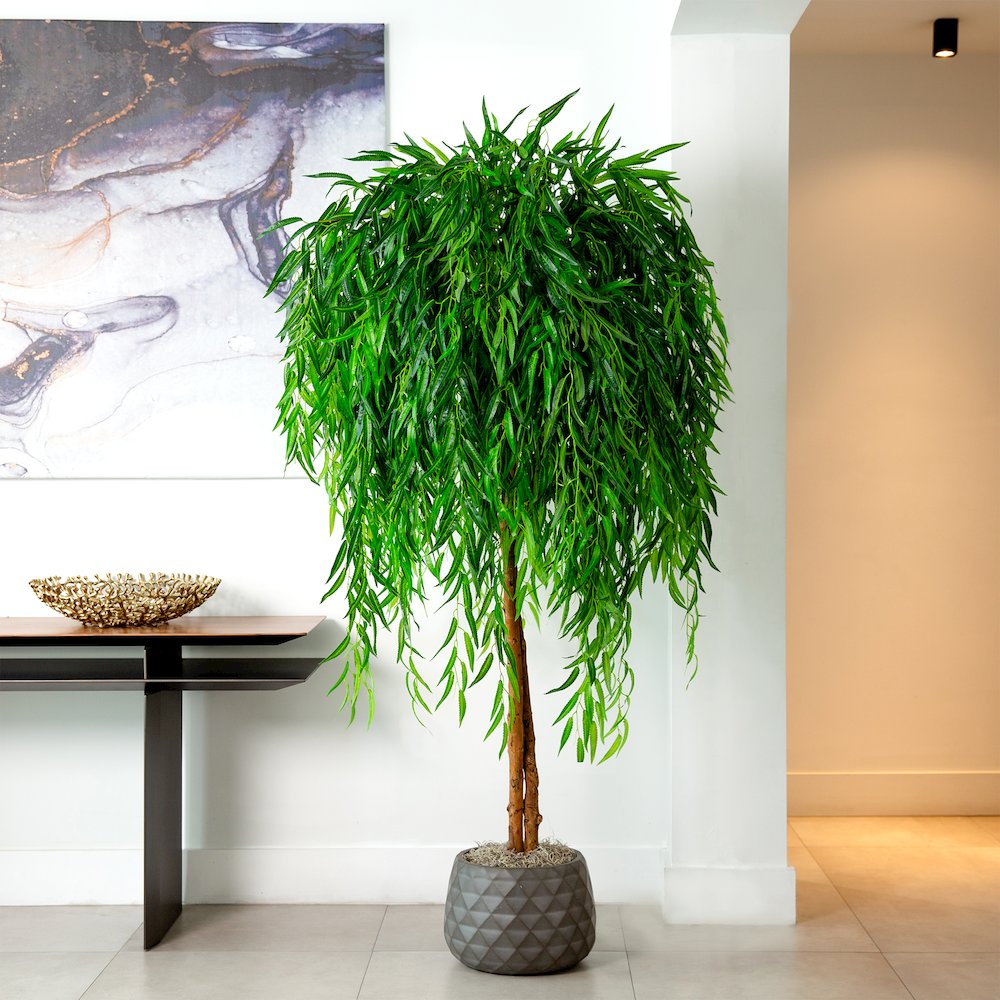 6ft. Willow Artificial Tree (Real Touch). Picture 2