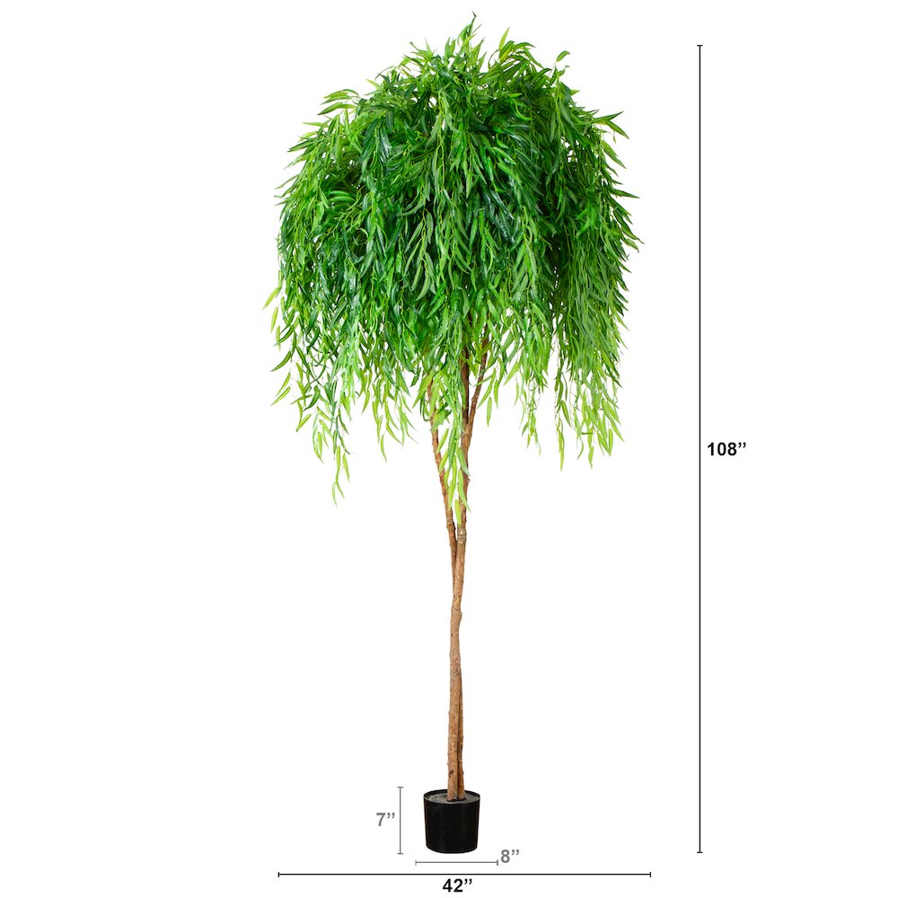 9ft. Willow Artificial Tree (Real Touch). Picture 5