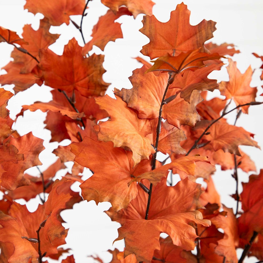 4ft. Autumn Smoky Maple Artificial Fall Tree. Picture 4