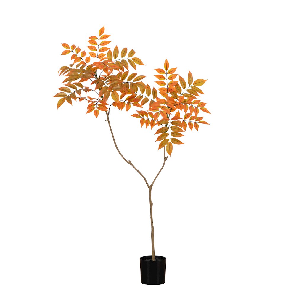 4ft. Autumn Minimalist Sumac Artificial Fall Tree. Picture 1