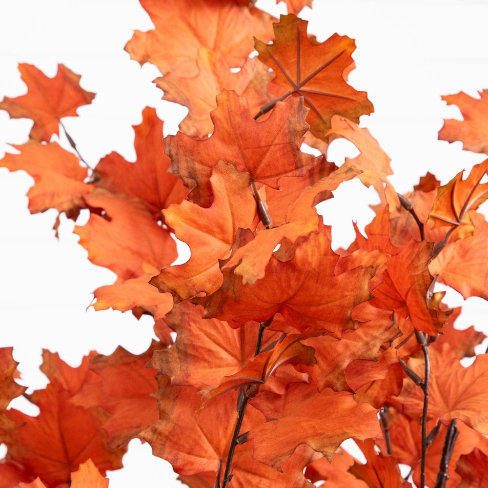 4ft. Autumn Rustic Maple Artificial Fall Tree. Picture 2