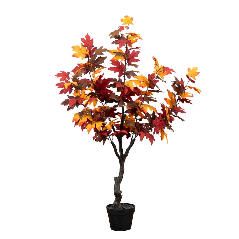 52in. Autumn Smoky Maple Artificial Fall Tree. Picture 5