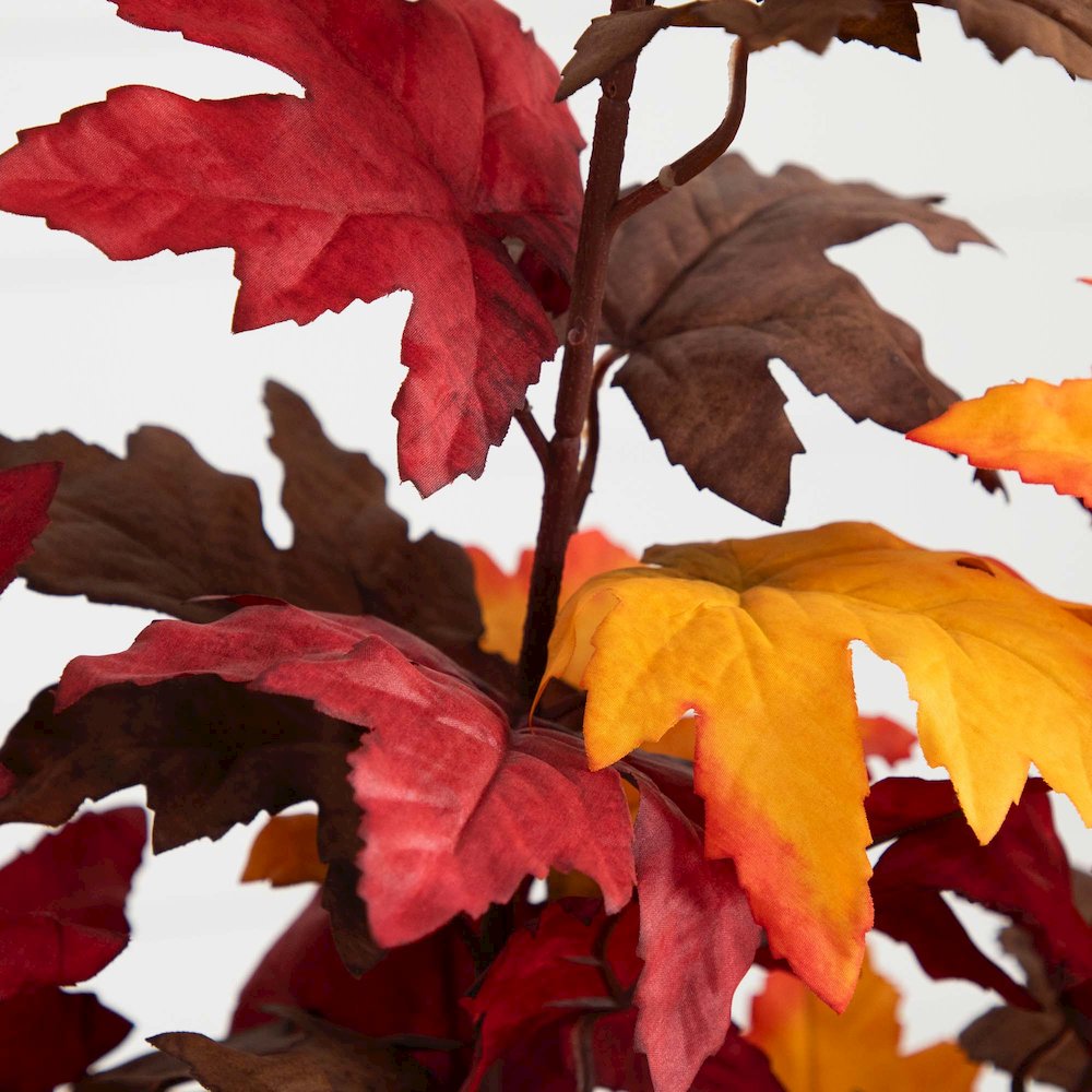 52in. Autumn Smoky Maple Artificial Fall Tree. Picture 2