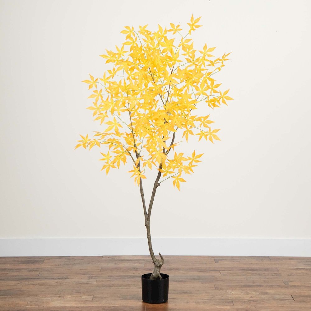 5ft. Autumn Maple Artificial Fall Tree. Picture 7