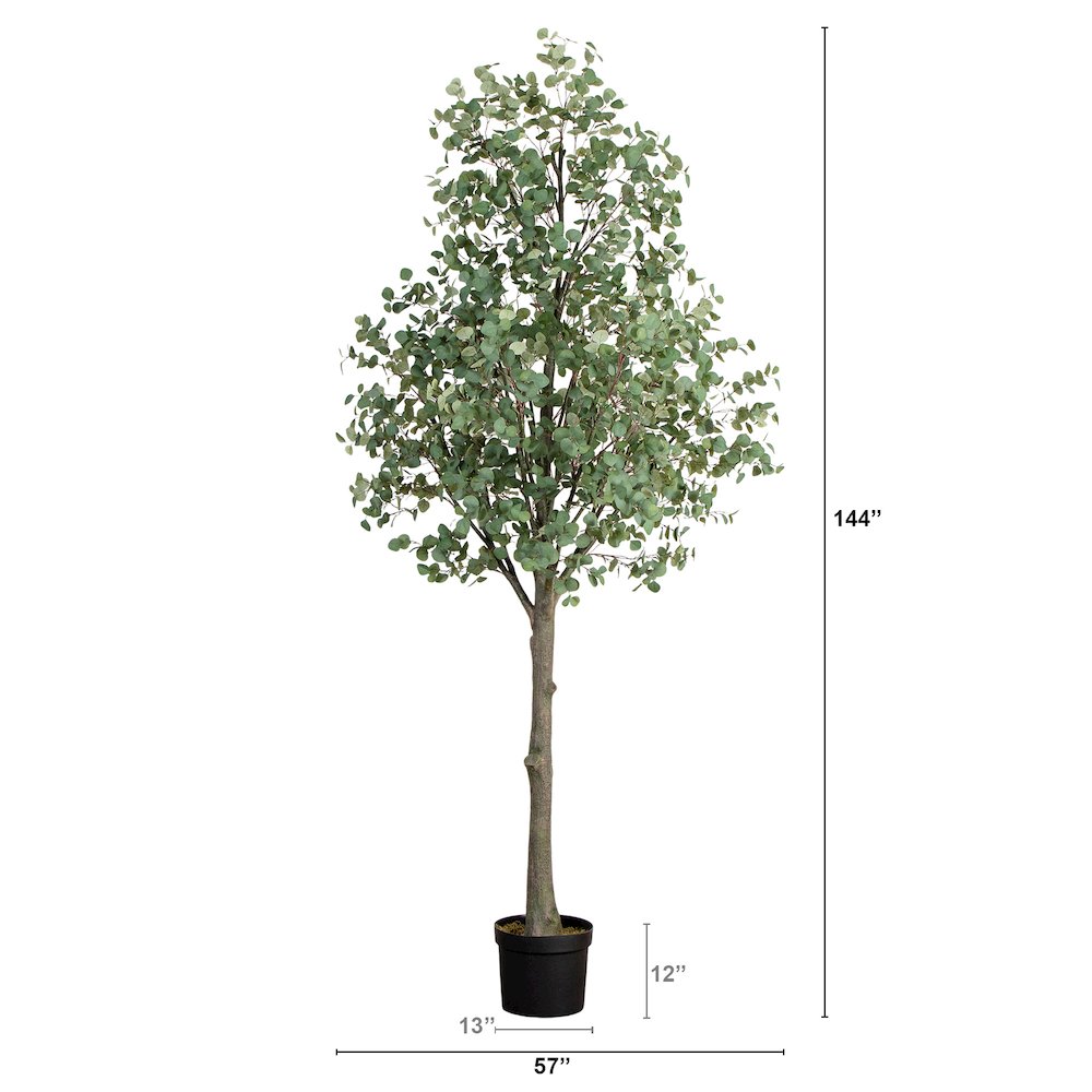 12ft. Artificial Eucalyptus Tree. Picture 2