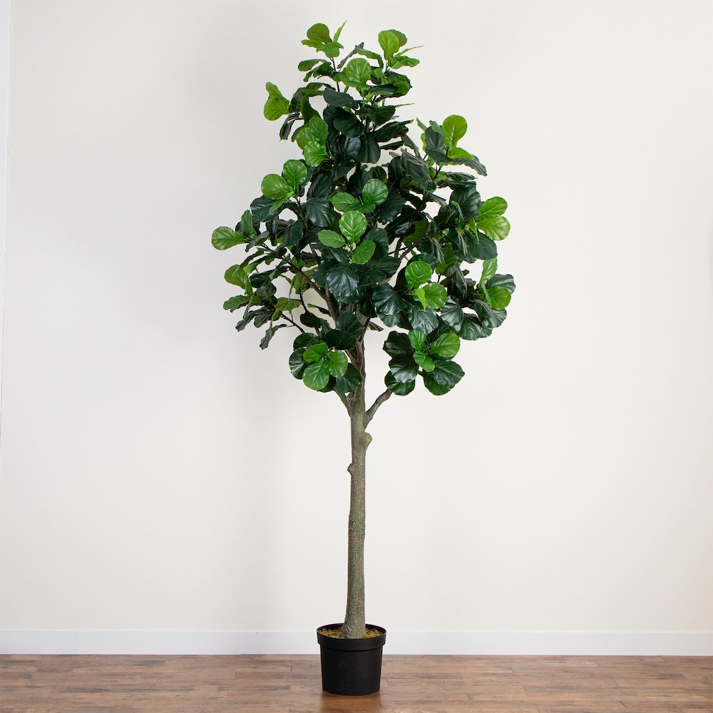 12ft. Artificial Fiddle Leaf Tree. Picture 8