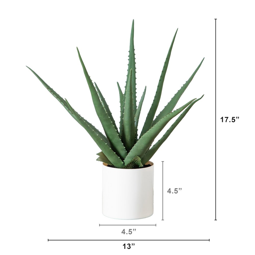 17.5in. Artificial Agave Plant. Picture 2