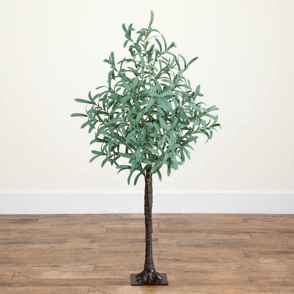 4ft. Lighted Artificial Olive Tree with 240 Warm White LED Lights. Picture 6