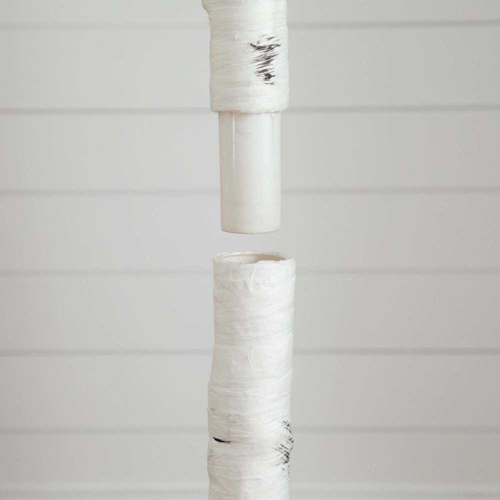 8ft. Pre-Lit Artificial White Birch Tree with 500 Warm White LED Lights. Picture 3