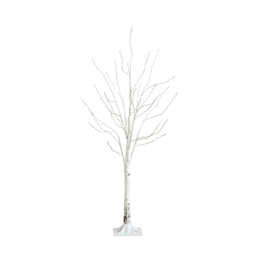 4ft. Pre-Lit Artificial White Birch Tree with 240 Color Changing LED Lights. Picture 16