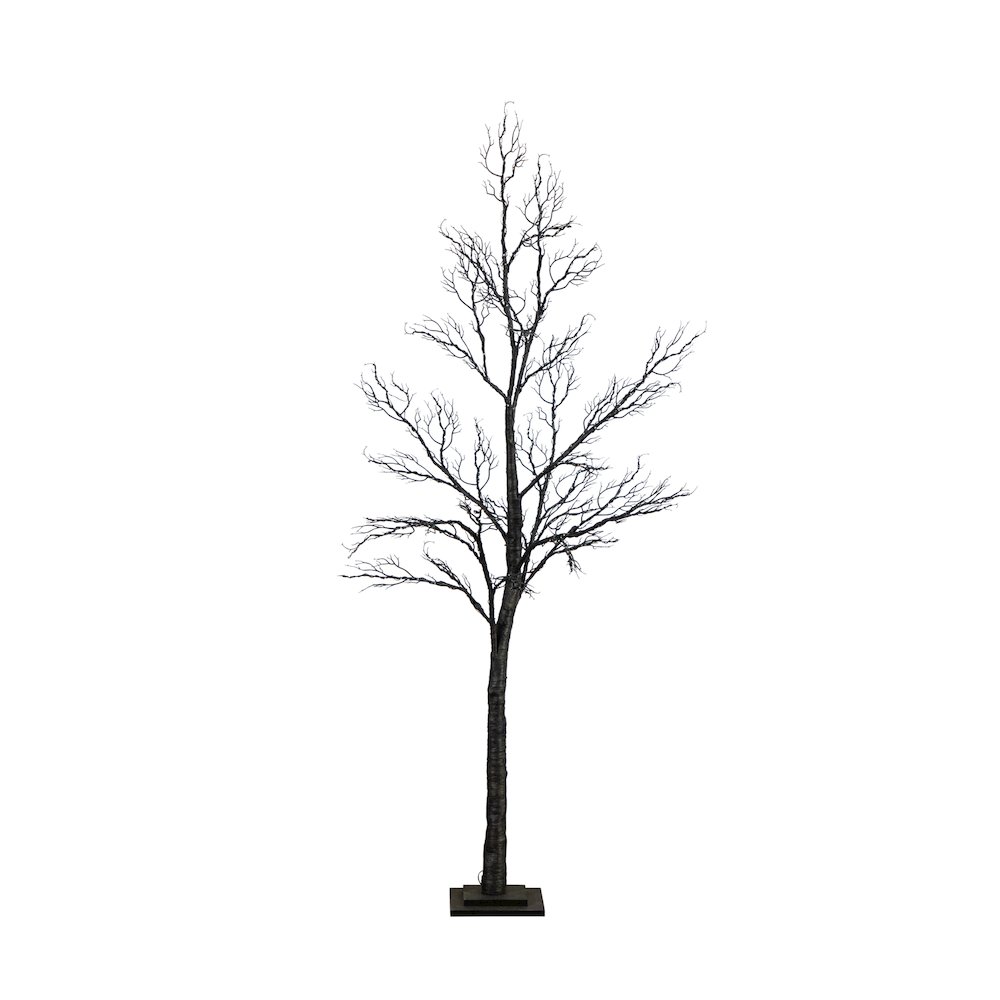 6ft. Pre-Lit Halloween Minimalist Twig Artificial Fall Tree. Picture 6