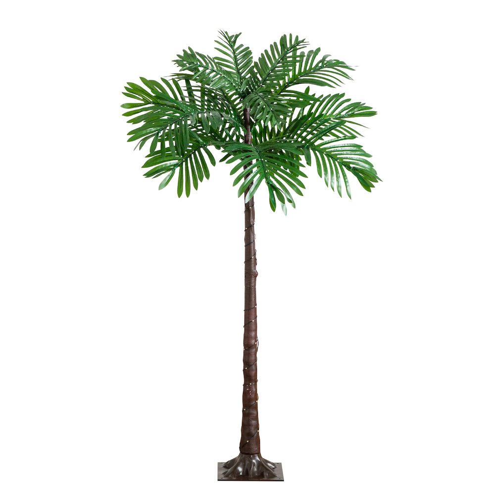 4ft. UV Resistant Lighted Artificial Palm Tree. Picture 7