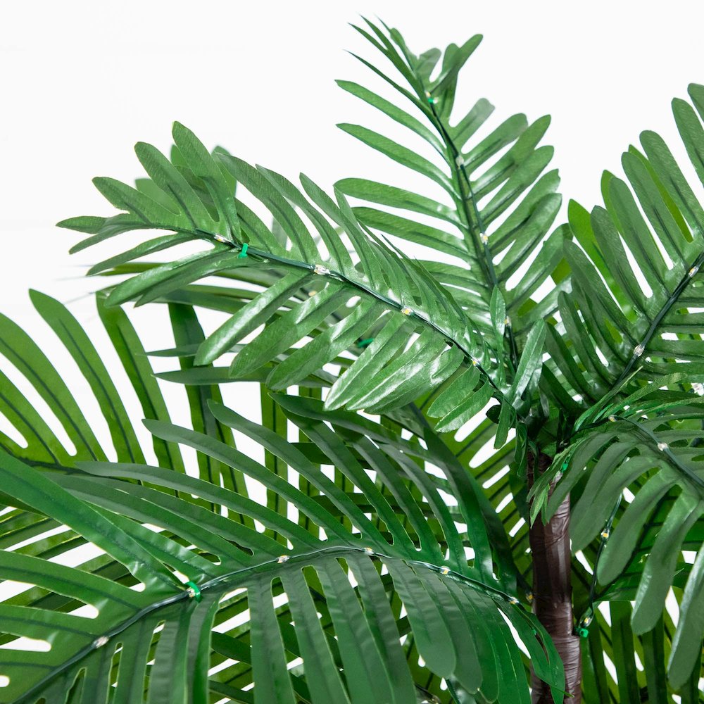 4ft. UV Resistant Lighted Artificial Palm Tree. Picture 2
