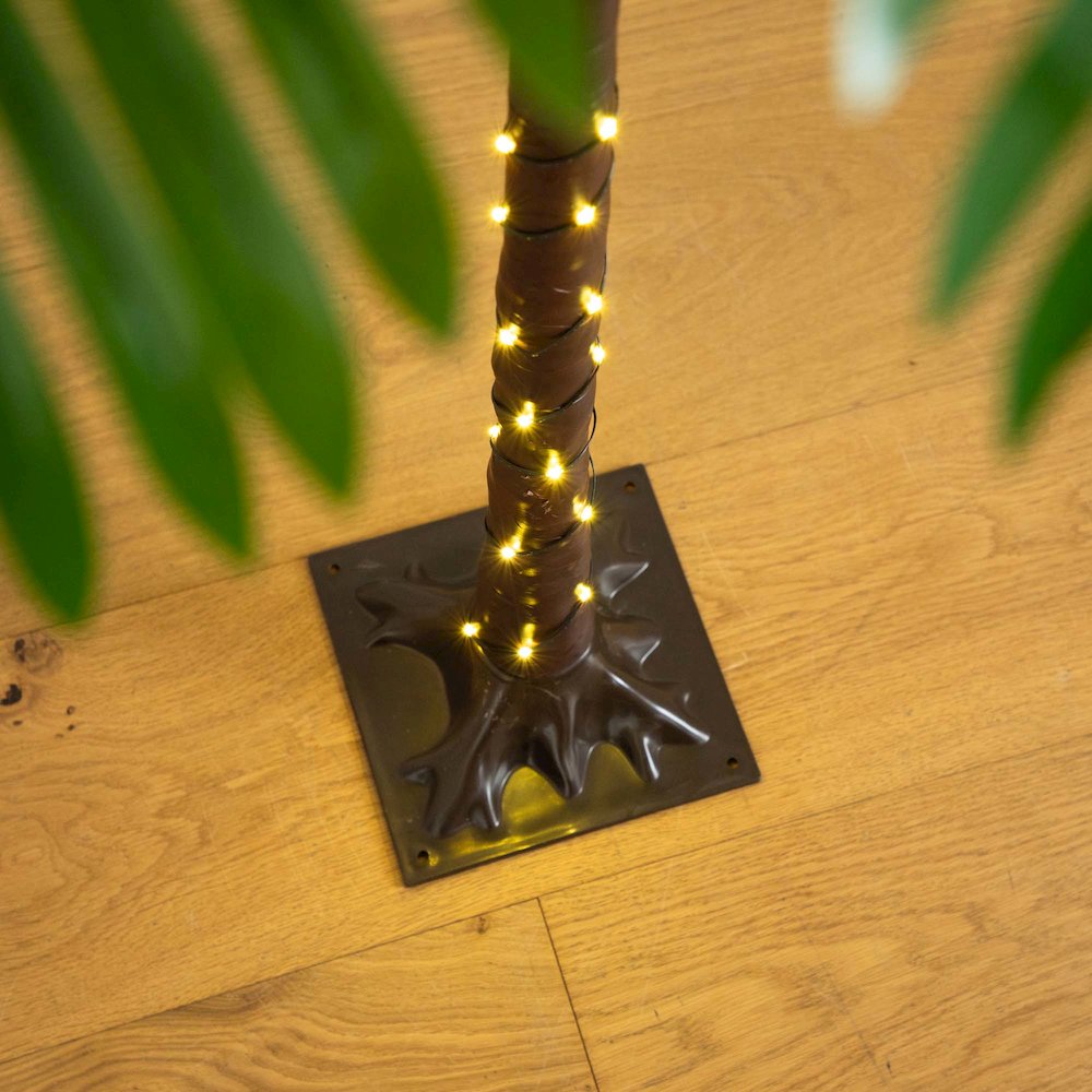 4ft. UV Resistant Lighted Artificial Palm Tree. Picture 9