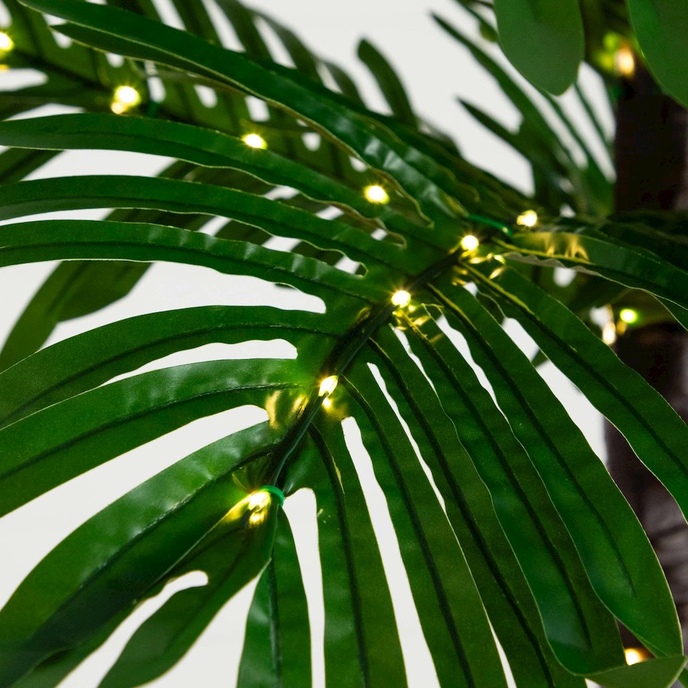 6ft. UV Resistant Lighted Artificial Palm Tree. Picture 11