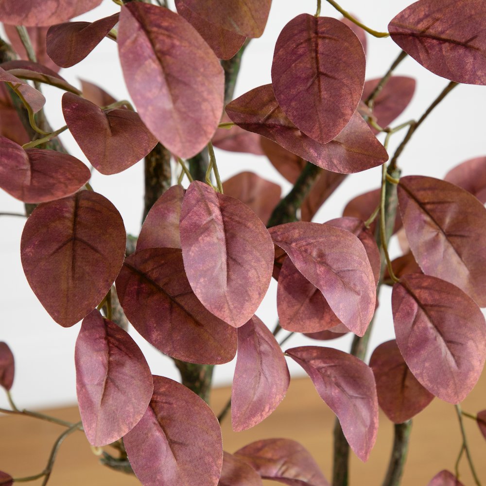 6ft. Artificial Autumn Dogwood Fall Tree in Decorative Planter. Picture 3