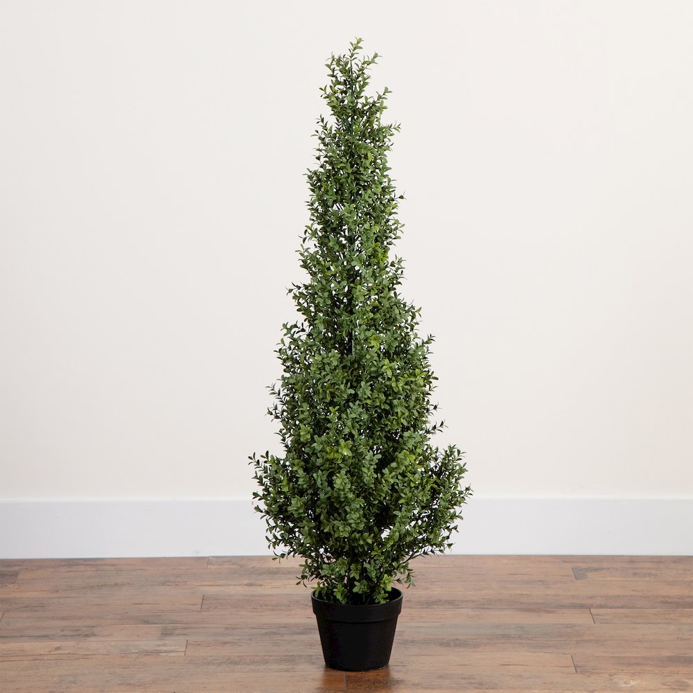 4ft. UV Resistant Artificial Boxwood Topiary Tree (Indoor/Outdoor). Picture 5