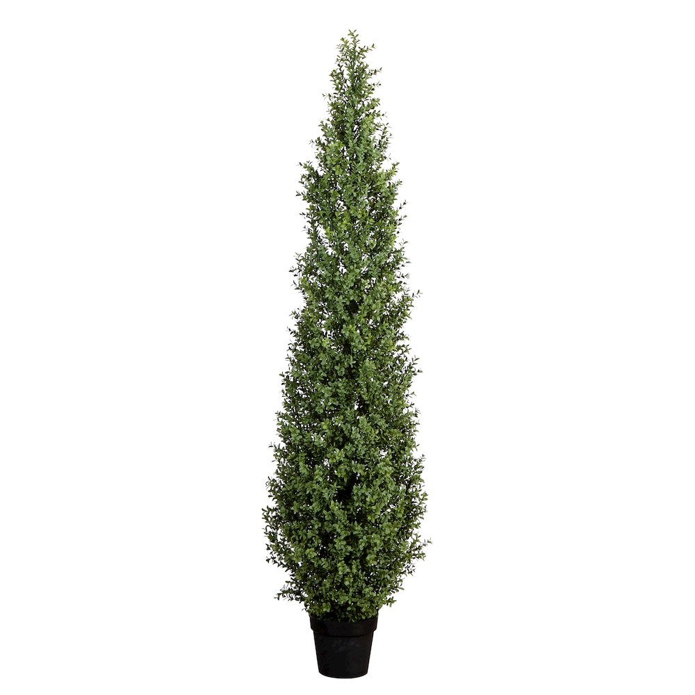 6ft. UV Resistant Artificial Boxwood Topiary Tree (Indoor/Outdoor). Picture 1