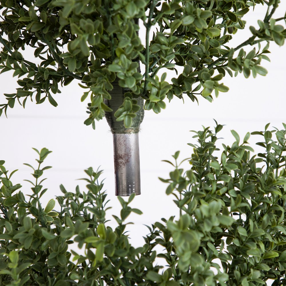 8ft. UV Resistant Artificial Boxwood Topiary Tree (Indoor/Outdoor). Picture 4
