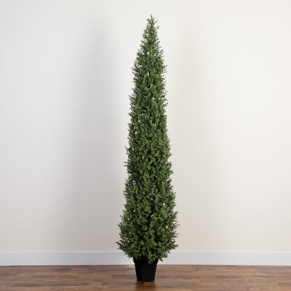 8ft. UV Resistant Artificial Boxwood Topiary Tree (Indoor/Outdoor). Picture 6
