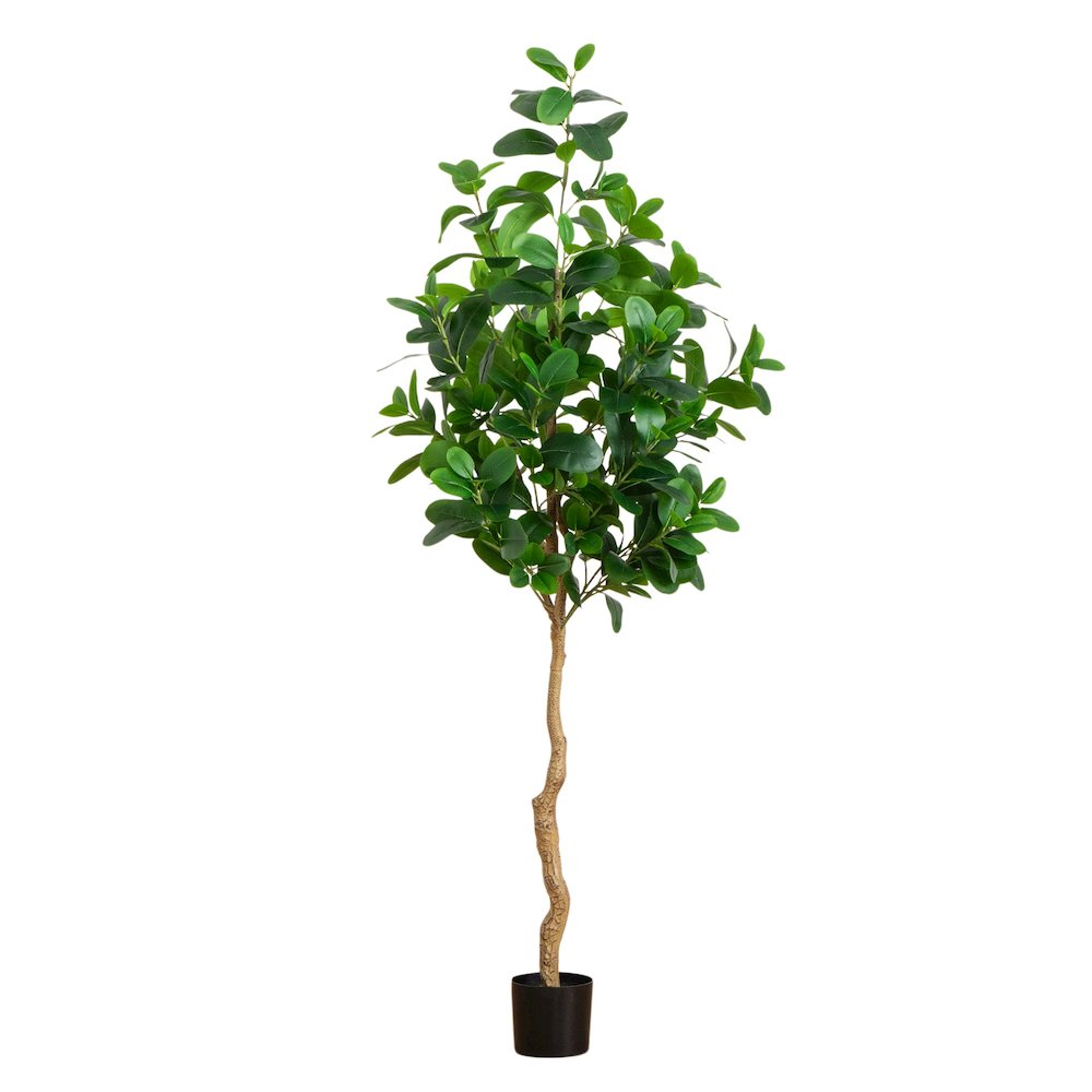 7ft. Artificial Audrey Ficus Tree. Picture 7