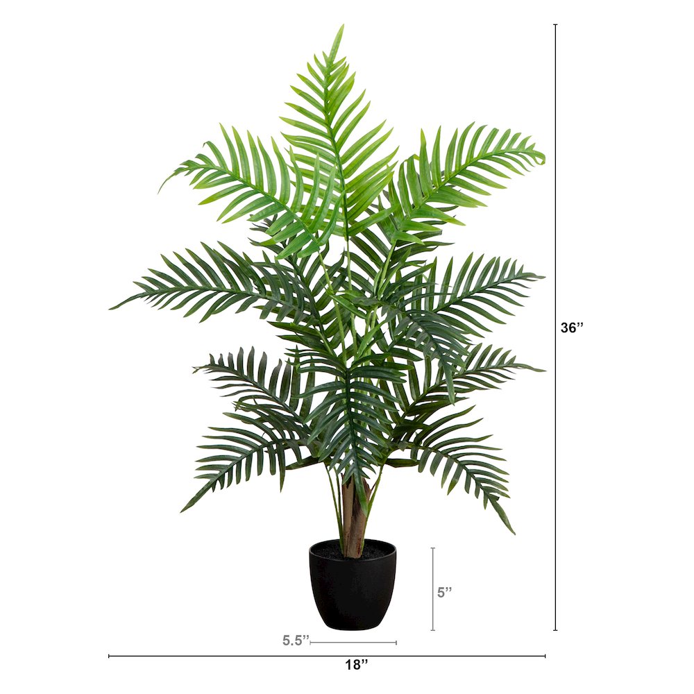 3ft. Artificial Areca Palm Tree. Picture 2