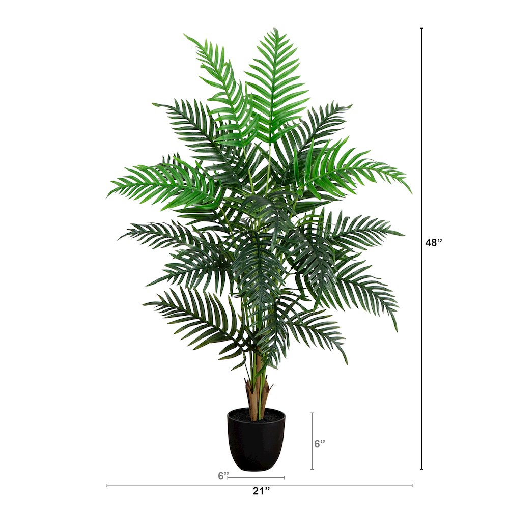 4ft. Artificial Areca Palm Tree. Picture 2