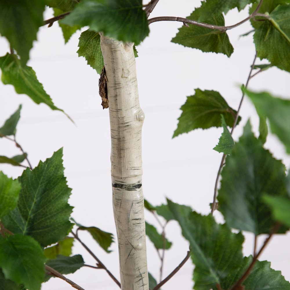 7ft. Artificial Birch Tree. Picture 5