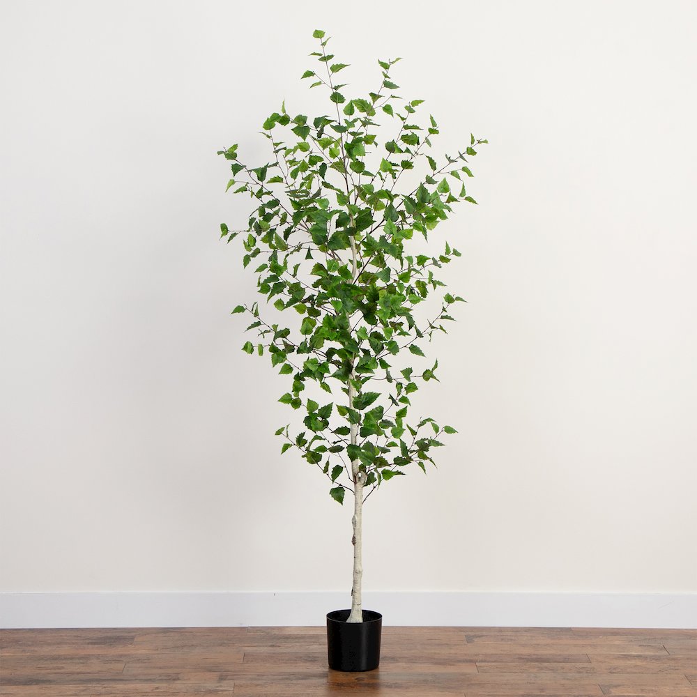 7ft. Artificial Birch Tree. Picture 7