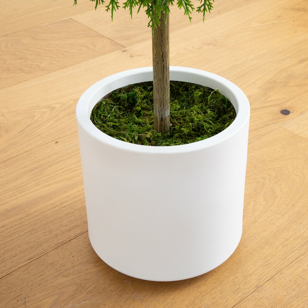 2.5ft. UV Resistant Artificial Cedar Ball Topiary Tree. Picture 4