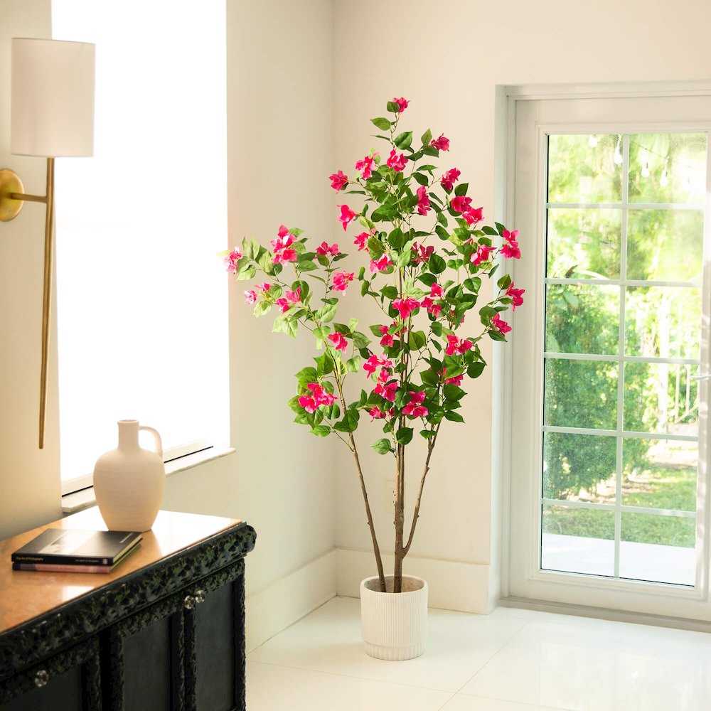 6ft. Artificial Minimalist Bougainvillea Tree. Picture 7