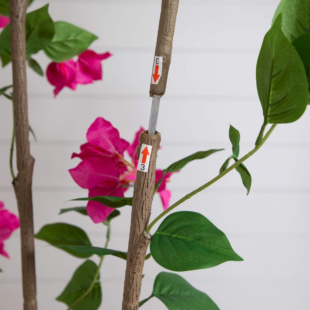 8ft. Artificial Minimalist Bougainvillea Tree. Picture 3