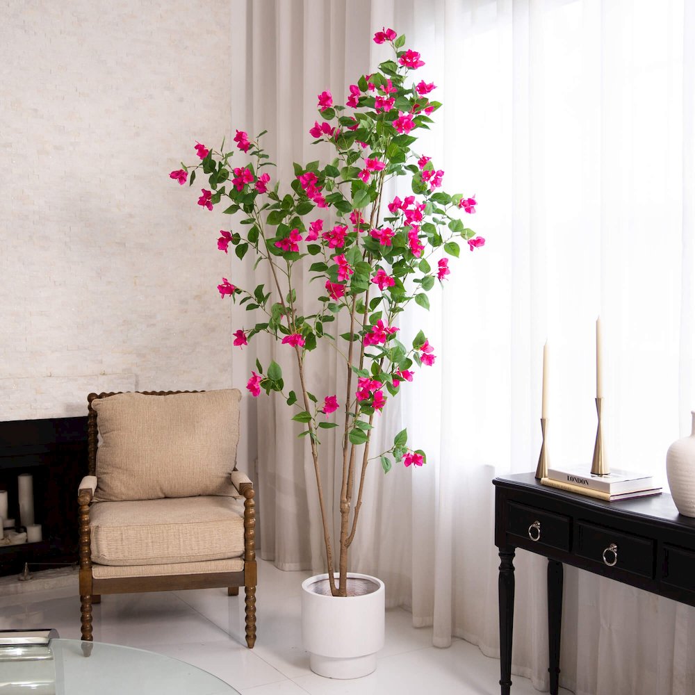 8ft. Artificial Minimalist Bougainvillea Tree. Picture 5