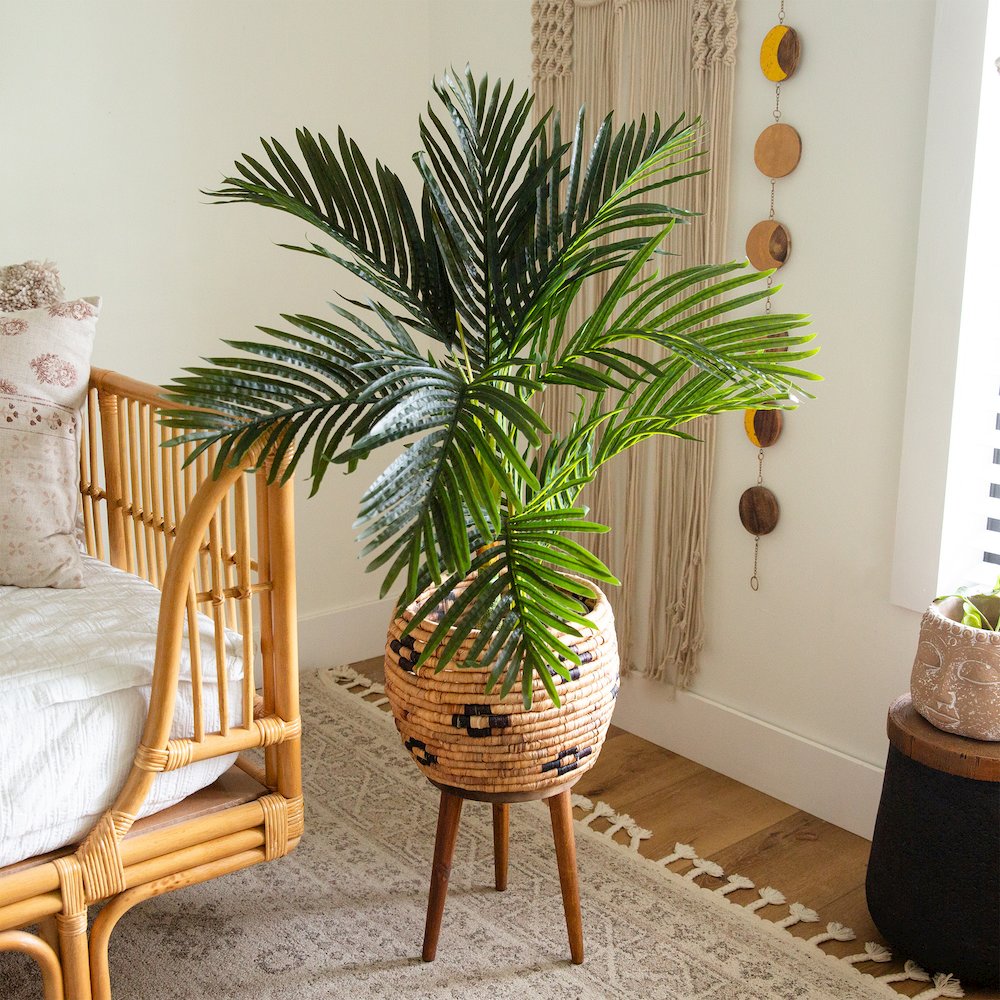 3ft. Artificial Golden Cane Palm Tree. Picture 6