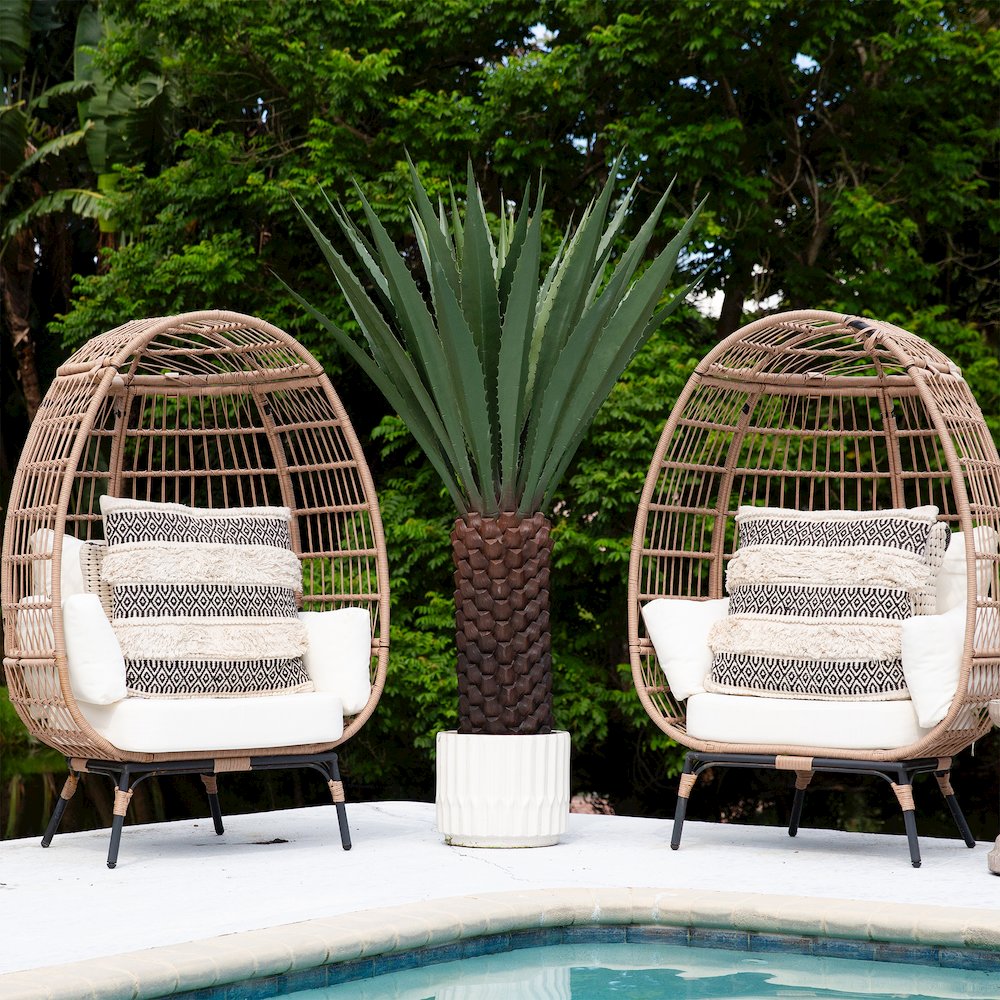 6ft. UV Resistant Giant Artificial Agave Plant (Indoor/Outdoor). Picture 7