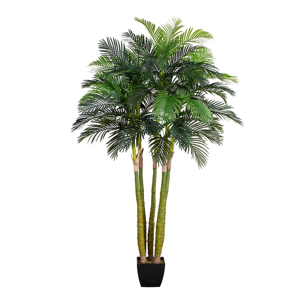 9.5ft. Giant Five Stalk Artificial Areca Palm Tree. Picture 1
