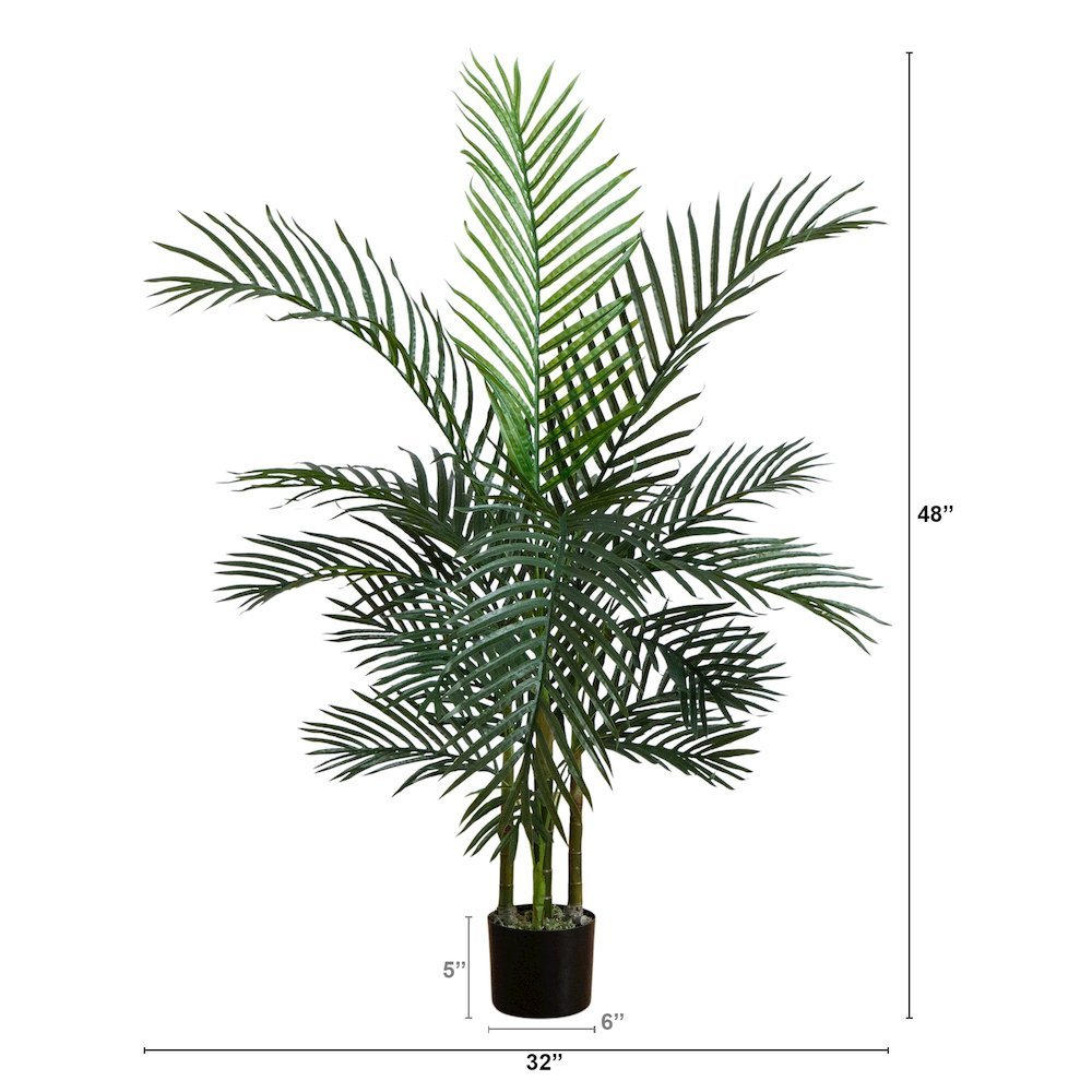 4ft. UV Resistant Artificial Areca Palm Tree (Indoor/Outdoor). Picture 1