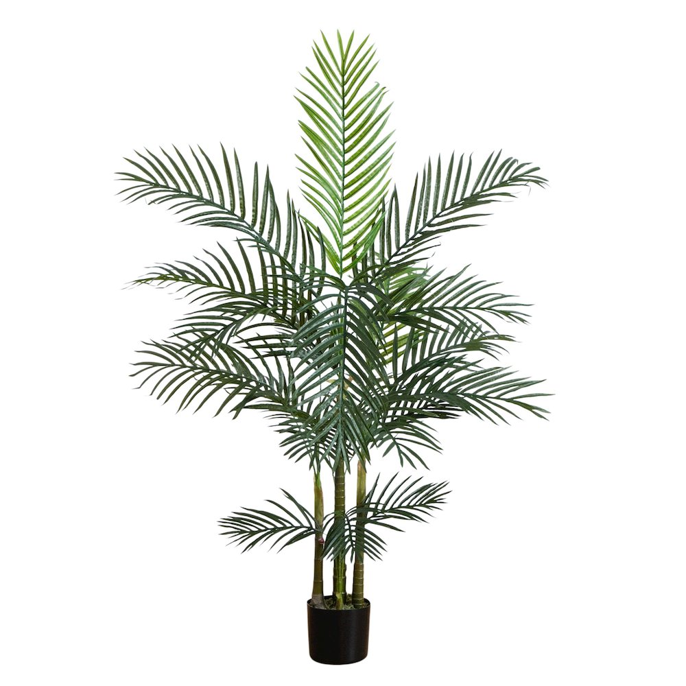 5ft. UV Resistant Artificial Areca Palm Tree (Indoor/Outdoor). Picture 8