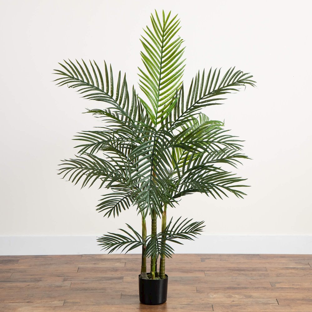 5ft. UV Resistant Artificial Areca Palm Tree (Indoor/Outdoor). Picture 6