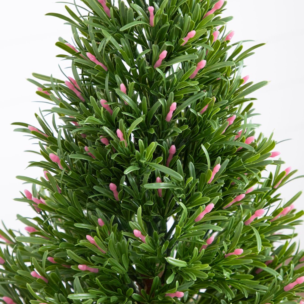 2ft. UV Resistant Artificial Rosemary Cone Topiary Tree (Indoor/Outdoor). Picture 2
