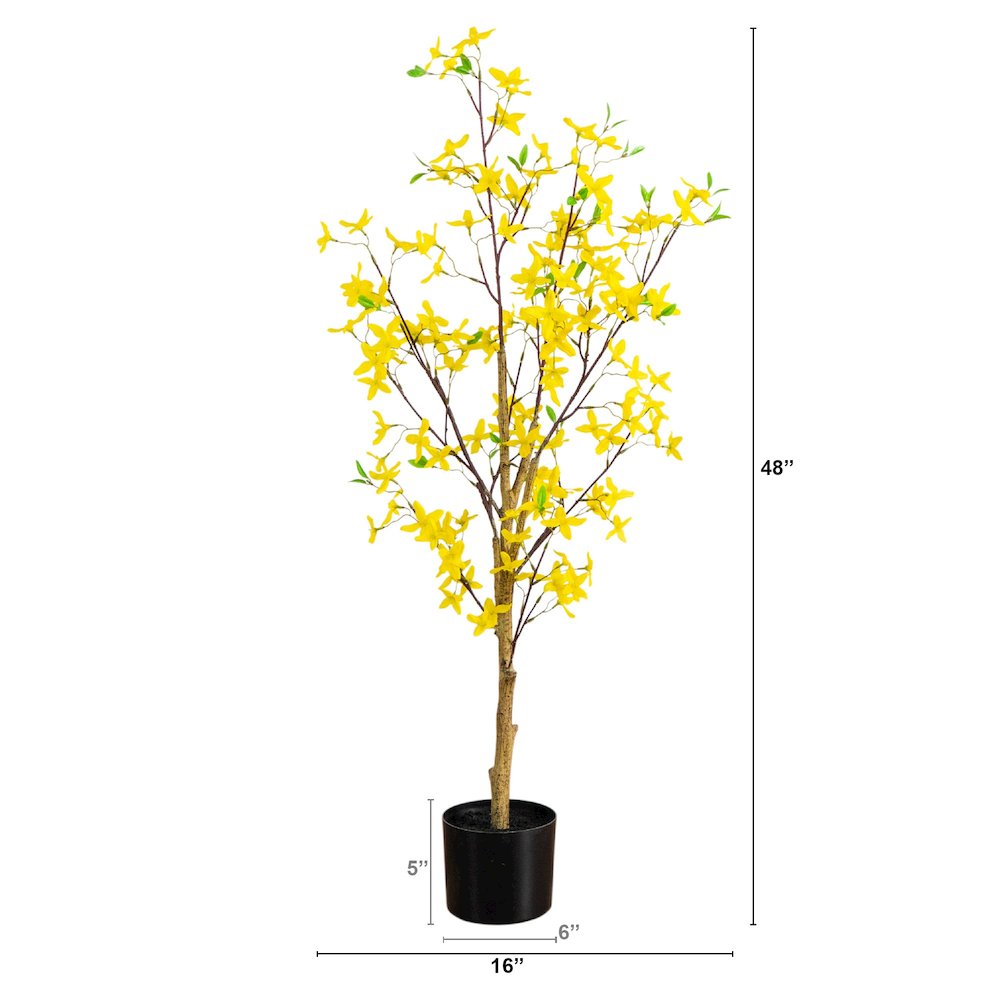 4ft. Artificial Forsythia Tree. Picture 4
