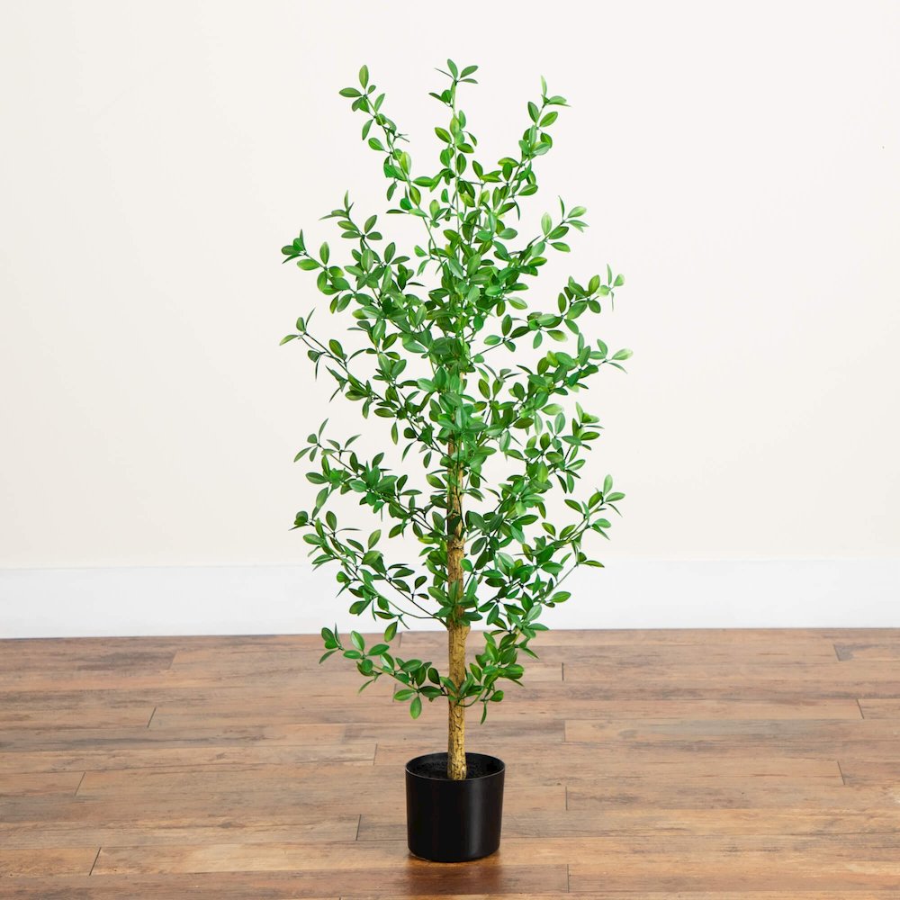 4ft. Artificial Shady Lady Black Olive Tree. Picture 2