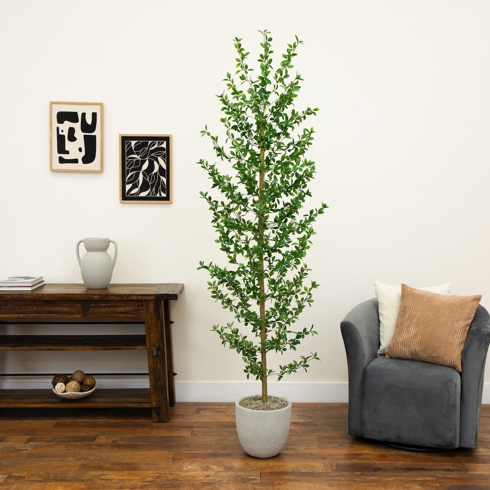 6ft. Artificial Shady Lady Black Olive Tree. Picture 2