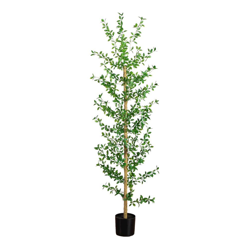 7ft. Artificial Shady Lady Black Olive Tree. Picture 1
